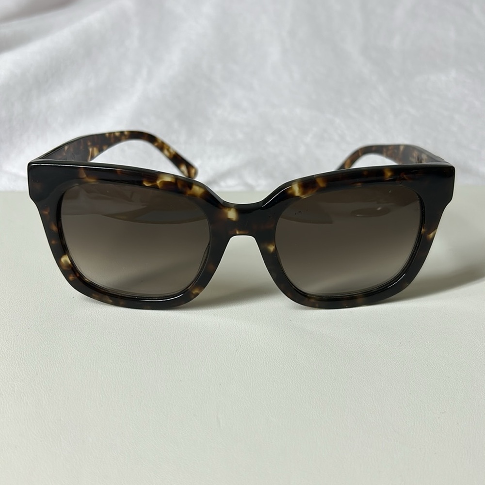MCM Tortoiseshell Cat Eye Sunglasses with Dark Lenses & Hard Case - Picture 5 of 16
